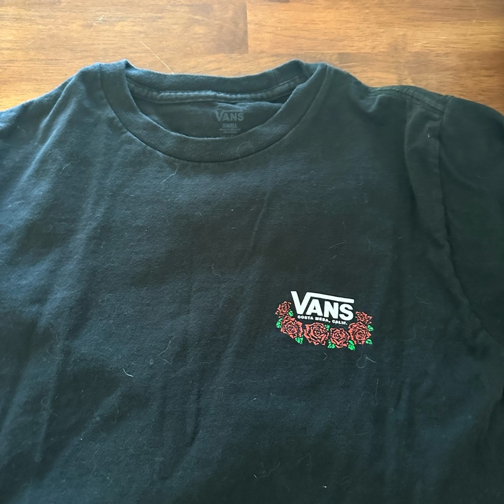 Vans Black Crew Neck Tee